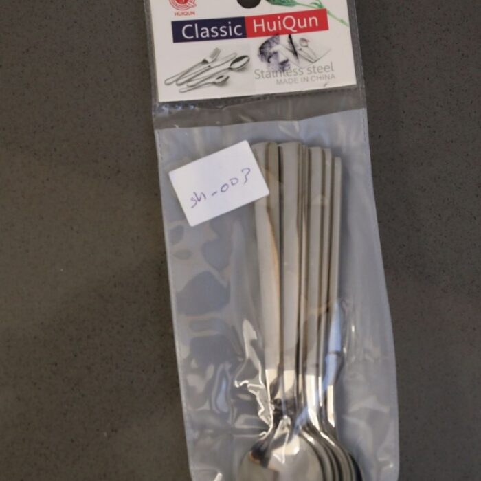 ⁦طقم معالق ستانلس ستيل 18/10 حجم صغير لون فضي6 قطع⁩ - الصورة ⁦5⁩