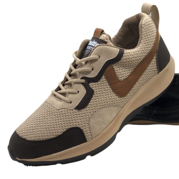 ⁦حذاء رياضي للرجال لون بني وبيج من Vinitto⁩ - الصورة ⁦2⁩