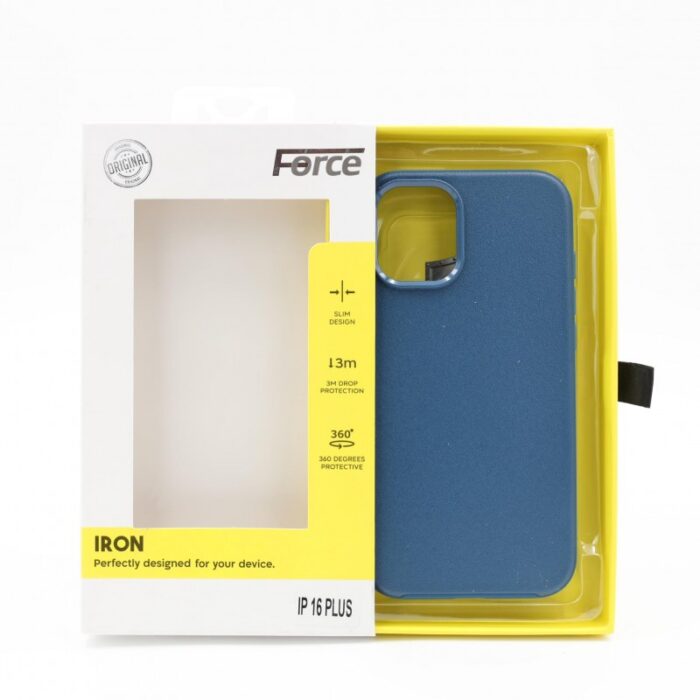 ⁦Force Iron Defender phone cover iPhone 16 Plus - Navy⁩ - الصورة ⁦3⁩