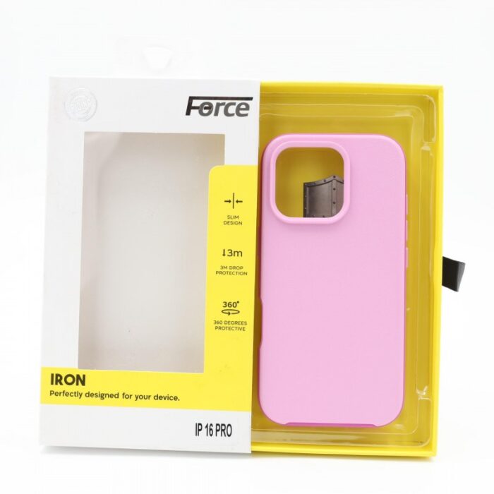 ⁦FORCE IRON IPHONE 16 PRO - PINK⁩ - الصورة ⁦3⁩