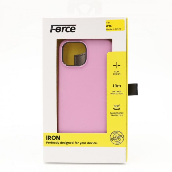 ⁦FORCE IRON IPHONE 15 - PINK⁩ - الصورة ⁦2⁩