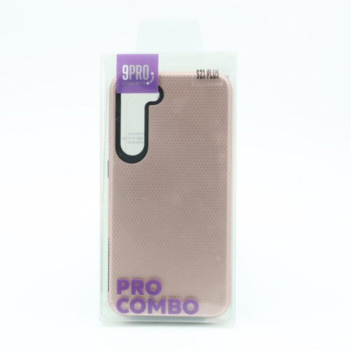 ⁦9PRO COMBO Defender phone cover S23 Plus - Rose Gold⁩ - الصورة ⁦2⁩