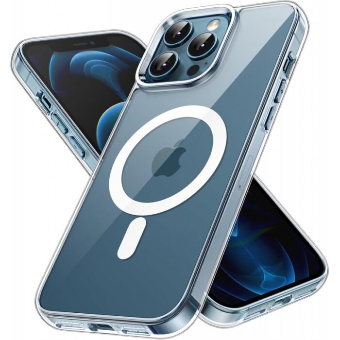 103378905_67de17e7da59f كفر حماية شفاف ماج سيف يدعم الشحن اللاسلكي آيفون 12 برو ماكس - الصورة 1