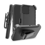 ⁦كفر حماية ضد الكسر والصدمات لون أسود آيفون 13 برو ماكس⁩ - الصورة ⁦2⁩