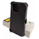 ⁦كفر حماية ضد الكسر والصدمات لون أسود آيفون 13 برو ماكس⁩ - الصورة ⁦3⁩