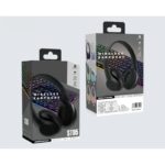 ⁦سماعة لاسلكية ST95 لون أسود تدعم ذاكرة خارجية Wireless Earphone⁩ - الصورة ⁦2⁩