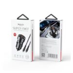 ⁦شاحن سيارة مدخلين يدعم الشحن السريع 60 واط مع وصلة تايب سي إلى تايب سي ماركة yesido y55⁩ - الصورة ⁦2⁩