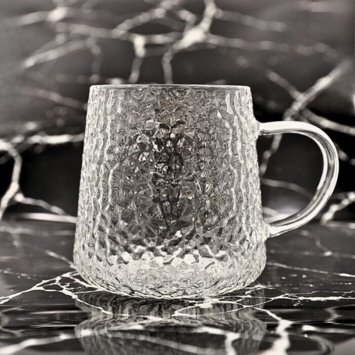 ⁦كاسة شفافة مع مقبض⁩ - الصورة ⁦2⁩