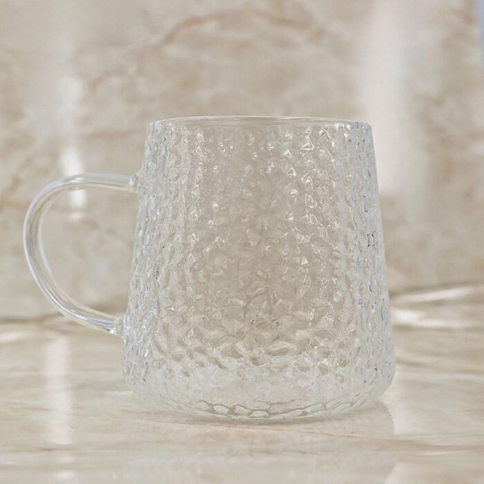 ⁦كاسة شفافة مع مقبض⁩ - الصورة ⁦3⁩