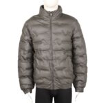 سترة رجالية مبطنة ثقيلة لون زيتي