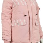 ⁦سترة بناتية مبطنة مع طاقية لون زهري فاتح⁩ - الصورة ⁦8⁩