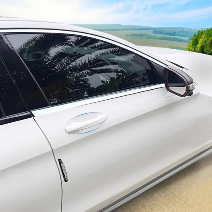 ⁦واقيات مطاطية لباب السيارة من الخدوش وامتصاص الصدمات  - مناسبة لكافة أنواع السيارات والشاحنات - لون أسود⁩ - الصورة ⁦4⁩