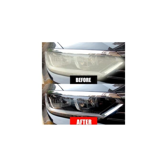 ⁦بكج 2 تنظيف وتلميع مصابيح السيارة والتخلص الخدوش والضباب واستعادة وضوح المصابيح الأمامية المؤكسدة والمصفرة بسرعة وسهولة⁩ - الصورة ⁦3⁩