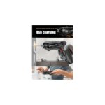 ⁦مفك براغي كهربائي 3.6 فولت مع بطارية ليثيوم مدمجة  قابلة للشحن - مناسب للاستخدام المنزلي- مع رأس مثقاب وسلك شحن⁩ - الصورة ⁦4⁩