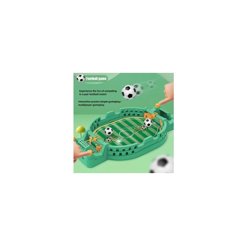 ⁦لعبة طاولة كرة قدم صغيرة - لعبة تفاعلية وممتعة للأطفال مع عدّاد للأهداف - حجم صغير 12*23*3 سم⁩ - الصورة ⁦1⁩