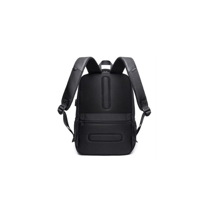 ⁦حقيبة ظهر لابتوب وللسفر - سعة كبيرة ومقاومة للماء مع منفذ شحن USB - تناسب اللابتوب  مقاس 15.6 بوصة - للرجال والنساء - لون أسود- ماركة BANGE⁩ - الصورة ⁦8⁩