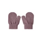 كفوف يد شتوية للأطفال - لون بنفسجي غامق - من سنتين ل 5 سنوات