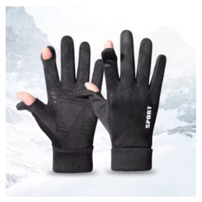 103379088_67de19525a650 كفوف لشاشات اللمس وقيادة الدراجات - لون اسود - ماركة Sport - الصورة 1