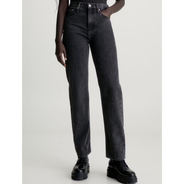 103379156_67de19dab7cd2 ck High Rise Straight Jeans For Women - الصورة 1