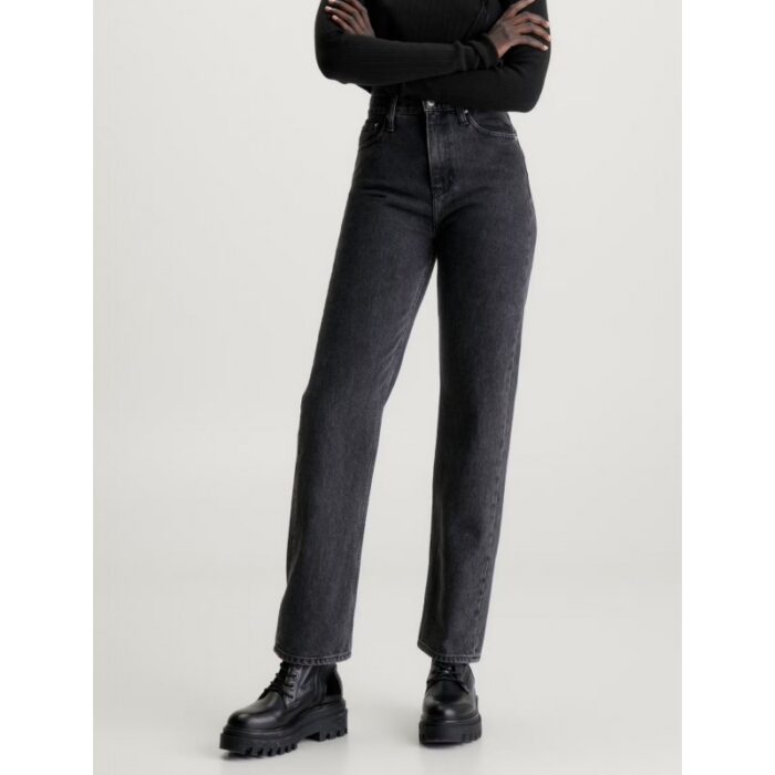 ⁦ck High Rise Straight Jeans For Women⁩ - الصورة ⁦4⁩