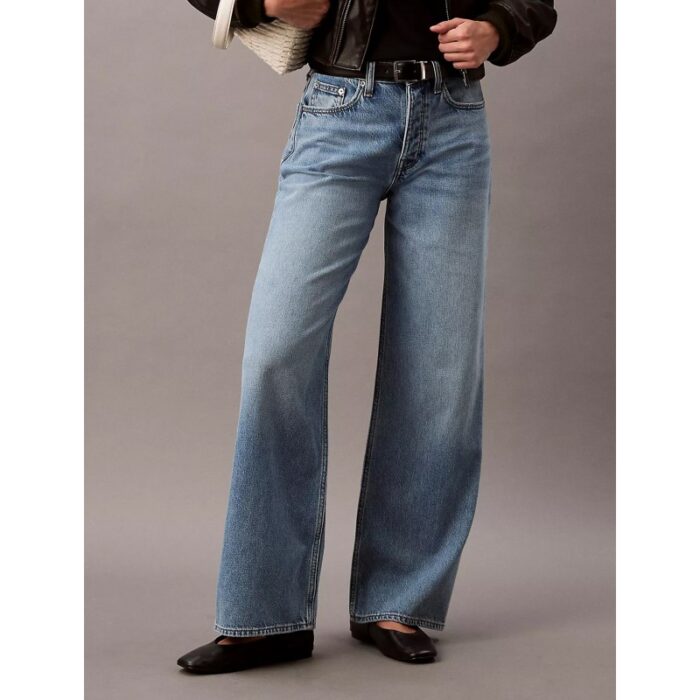 ⁦ck High Rise Straight Jeans For Women⁩ - الصورة ⁦1⁩