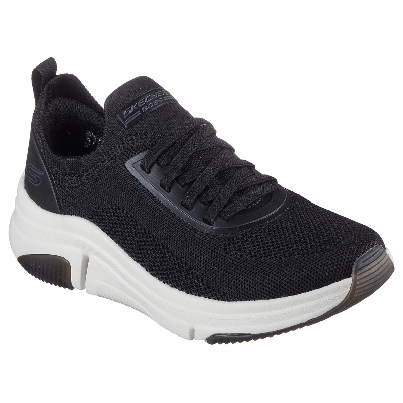 ⁦حذاء سكيتشرز بوبس سبارو فليكس للنساء لون أسود ونعل أبيض - Skechers Women's BOBS Sport Sparrow Flex - Instant Clout Shoes⁩ - الصورة ⁦1⁩