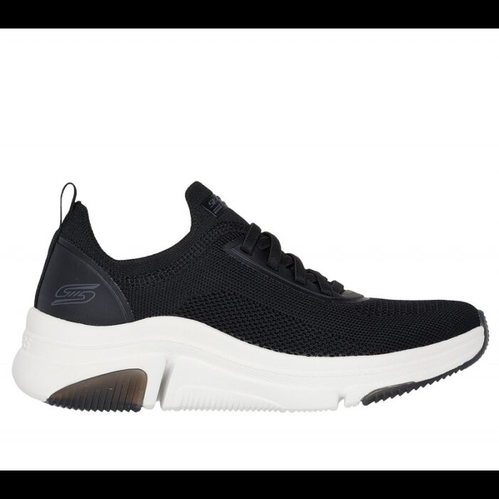 ⁦حذاء سكيتشرز بوبس سبارو فليكس للنساء لون أسود ونعل أبيض - Skechers Women's BOBS Sport Sparrow Flex - Instant Clout Shoes⁩ - الصورة ⁦2⁩