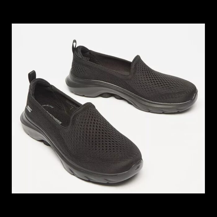 ⁦حذاء سكيتشرز جو ووك 7 - فينا للنساء لون أسود -Skechers Women's GO WALK 7 - Vina Shoes⁩ - الصورة ⁦6⁩