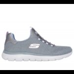 ⁦حذاء سكيتشرز سوميتس -بيكسي للنساء لون رمادي ونعل أبيض -Skechers Women's Summits - Pixi Shoes⁩ - الصورة ⁦2⁩