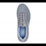 ⁦حذاء سكيتشرز سوميتس -بيكسي للنساء لون رمادي ونعل أبيض -Skechers Women's Summits - Pixi Shoes⁩ - الصورة ⁦3⁩