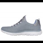 ⁦حذاء سكيتشرز سوميتس -بيكسي للنساء لون رمادي ونعل أبيض -Skechers Women's Summits - Pixi Shoes⁩ - الصورة ⁦5⁩