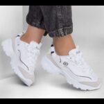 ⁦حذاء سكيتشرز دي لايتس- نيو هييت للنساء لون أبيض-Skechers Women's D'Lites - New Heat Shoes⁩ - الصورة ⁦3⁩