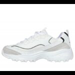 ⁦حذاء سكيتشرز دي لايتس- نيو هييت للنساء لون أبيض-Skechers Women's D'Lites - New Heat Shoes⁩ - الصورة ⁦6⁩