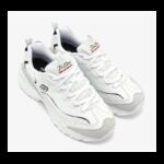 ⁦حذاء سكيتشرز دي لايتس- نيو هييت للنساء لون أبيض-Skechers Women's D'Lites - New Heat Shoes⁩ - الصورة ⁦10⁩