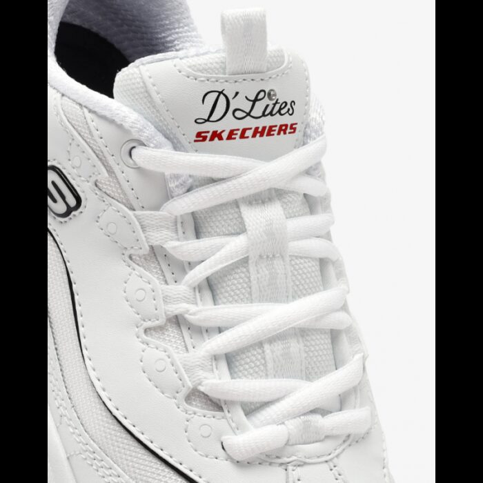 ⁦حذاء سكيتشرز دي لايتس- نيو هييت للنساء لون أبيض-Skechers Women's D'Lites - New Heat Shoes⁩ - الصورة ⁦11⁩