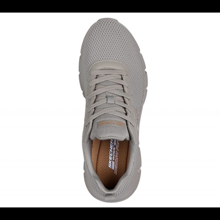 ⁦حذاء سكيتشرز بوبس سبورت بي فليكس للرجال لون بيج ونعل أبيض-Skechers Men's BOBS Sport B Flex - Chill Edge Shoes⁩ - الصورة ⁦3⁩