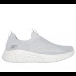 ⁦حذاء سكيتشرز بوبس سبورت بي فيلكس للرجال لون رمادي فاتح ونعل ابيض-Skechers Men's BOBS Sport B Flex - Frigid Edge Shoes⁩ - الصورة ⁦2⁩