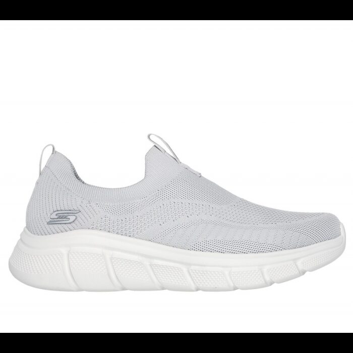 ⁦حذاء سكيتشرز بوبس سبورت بي فيلكس للرجال لون رمادي فاتح ونعل ابيض-Skechers Men's BOBS Sport B Flex - Frigid Edge Shoes⁩ - الصورة ⁦2⁩