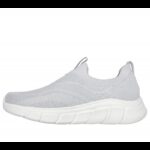 ⁦حذاء سكيتشرز بوبس سبورت بي فيلكس للرجال لون رمادي فاتح ونعل ابيض-Skechers Men's BOBS Sport B Flex - Frigid Edge Shoes⁩ - الصورة ⁦5⁩