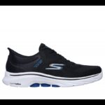 ⁦حذاء سكيتشرز سليب انس: جو ووك 7 للرجال لون أسود ونعل ابيض-Skechers Men's Slip-ins: GOwalk 7 Shoes⁩ - الصورة ⁦2⁩
