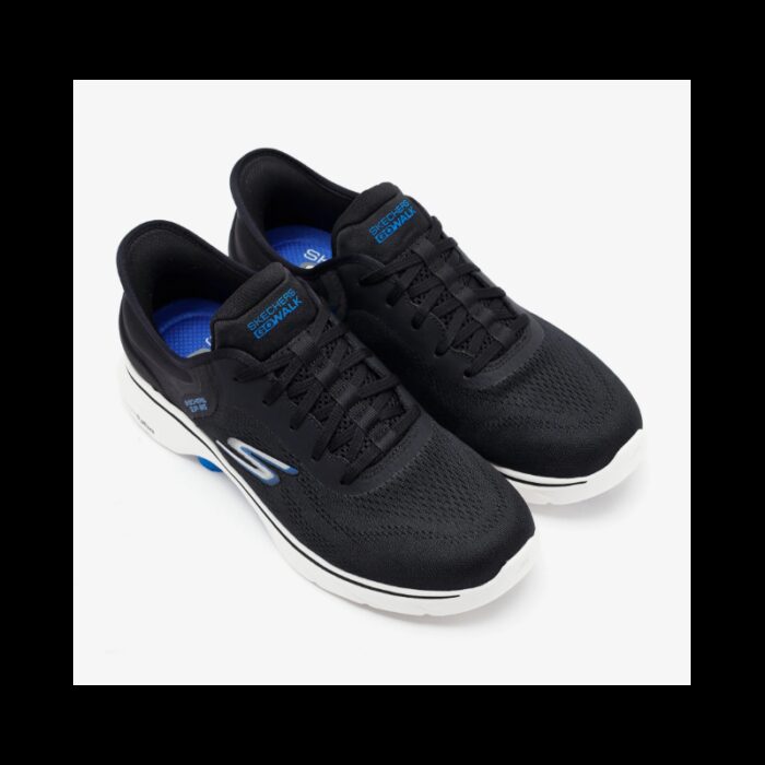 ⁦حذاء سكيتشرز سليب انس: جو ووك 7 للرجال لون أسود ونعل ابيض-Skechers Men's Slip-ins: GOwalk 7 Shoes⁩ - الصورة ⁦5⁩