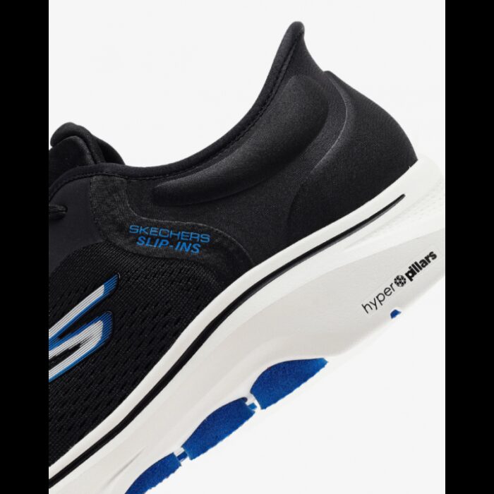 ⁦حذاء سكيتشرز سليب انس: جو ووك 7 للرجال لون أسود ونعل ابيض-Skechers Men's Slip-ins: GOwalk 7 Shoes⁩ - الصورة ⁦7⁩