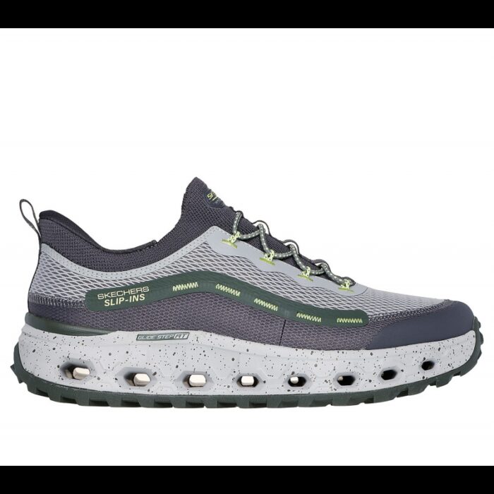 ⁦حذاء سكيتشرز سليب انس: جلايد ستيب ألت للرجال لون رمادي وسكني-Skechers Men's Slip-Ins Outdoor Glide-Step At Shoes⁩ - الصورة ⁦2⁩