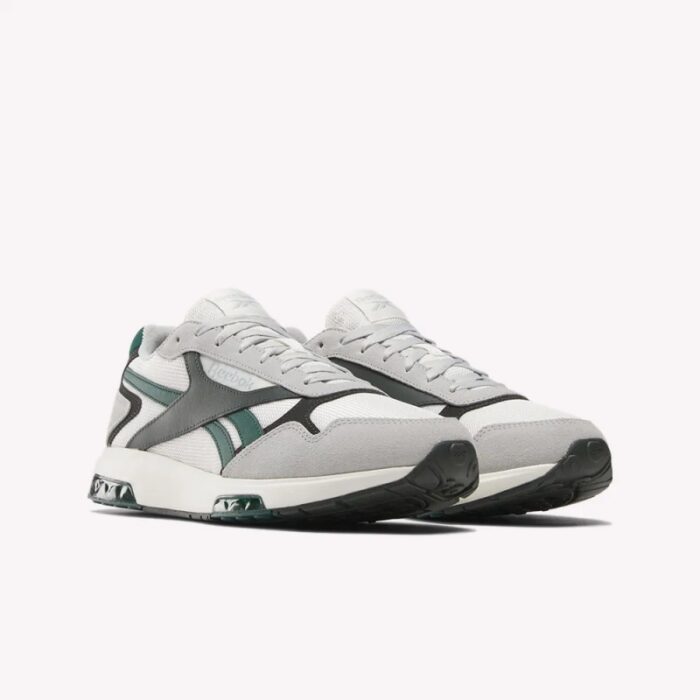 ⁦Reebok Mens' Glide DMX Shoes - حذاء ريبوك جلايد دي ام اكس للرجال لون رمادي واخضر⁩ - الصورة ⁦2⁩