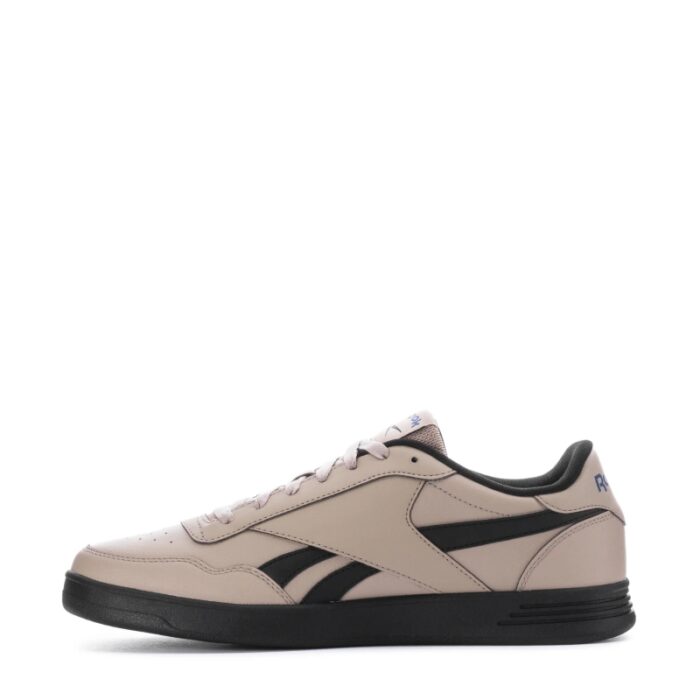 ⁦Reebok Mens' Court Advance Shoes - حذاء ريبوك كورت ادفانس للرجال لون بيج وأسود⁩ - الصورة ⁦2⁩