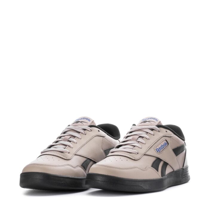 ⁦Reebok Mens' Court Advance Shoes - حذاء ريبوك كورت ادفانس للرجال لون بيج وأسود⁩ - الصورة ⁦3⁩