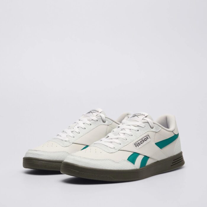 ⁦Reebok Mens' Court Advance Shoes - حذاء ريبوك كورت ادفانس للرجال لون أبيض و أسود⁩ - الصورة ⁦6⁩