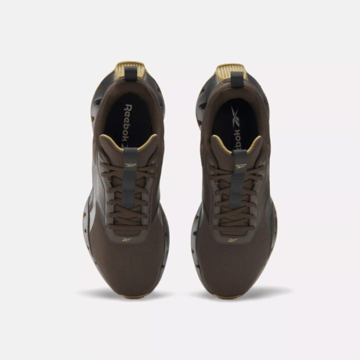 ⁦Reebok Mens' Zig Dynamica STR Shoes - حذاء ريبوك زيج ديناميكا اس تي ار للرجال لون أسود⁩ - الصورة ⁦5⁩