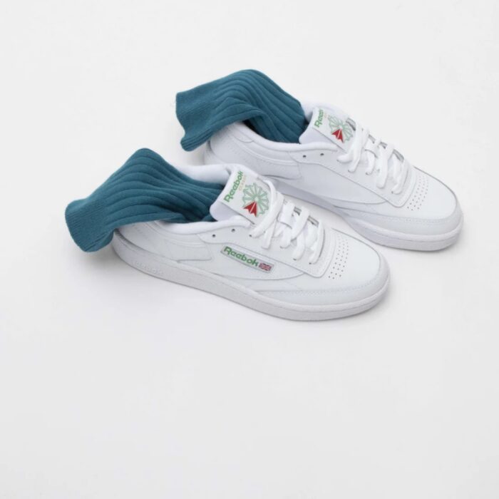 ⁦Reebok Mens' Club C 85 Shoes - حذاء ريبوك كلوب سي 85 للرجال لون أبيض⁩ - الصورة ⁦7⁩