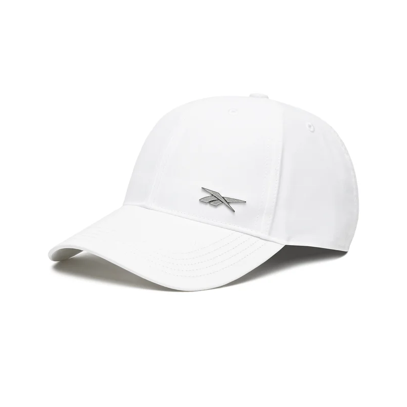 ⁦Reebok Unisex' Training Essentials Badge Cap-White⁩ - الصورة ⁦1⁩